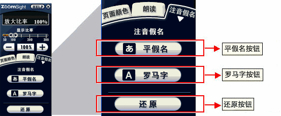 画像 控制面板 注音功能的说明图