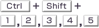 ctrl��+��shift��+��1����2������3������4������5