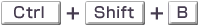 ctrl��+��shift��+��B
