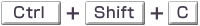 ctrl��+��shift��+��C