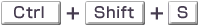 ctrl��+��shift��+��S