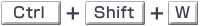 ctrl��+��shift��+��W